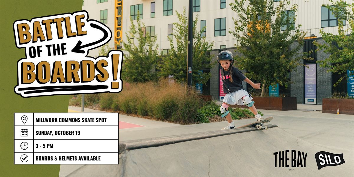Battle of the Boards with SILO @ Millwork Commons (Omaha) | 3-5 PM, 19 October | Event in Omaha | AllEvents