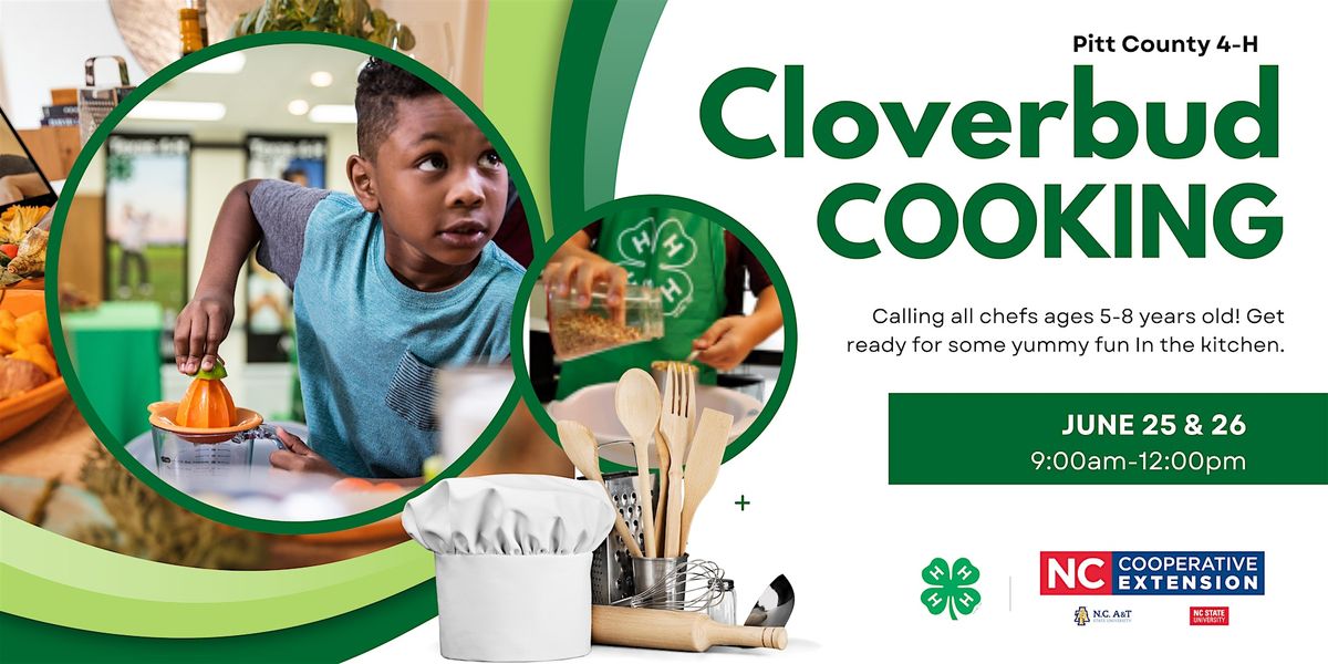 4-H Cloverbud Cooking Camp, 25 June | Event in Greenville | AllEvents