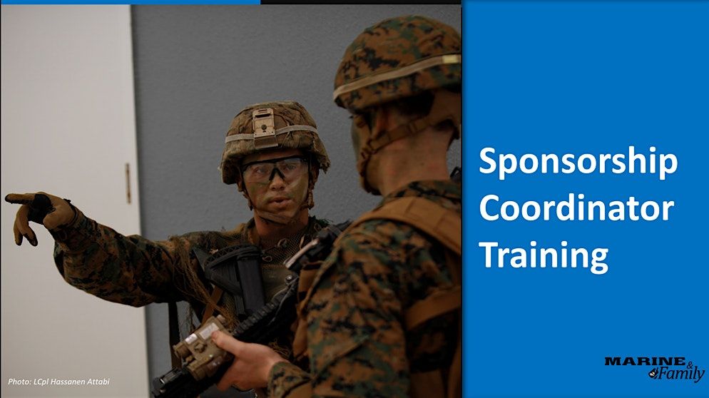 MCBH Sponsorship Coordinator Training for October 2025 (10/09/25), 9 October | Event in Kaneohe Base | AllEvents