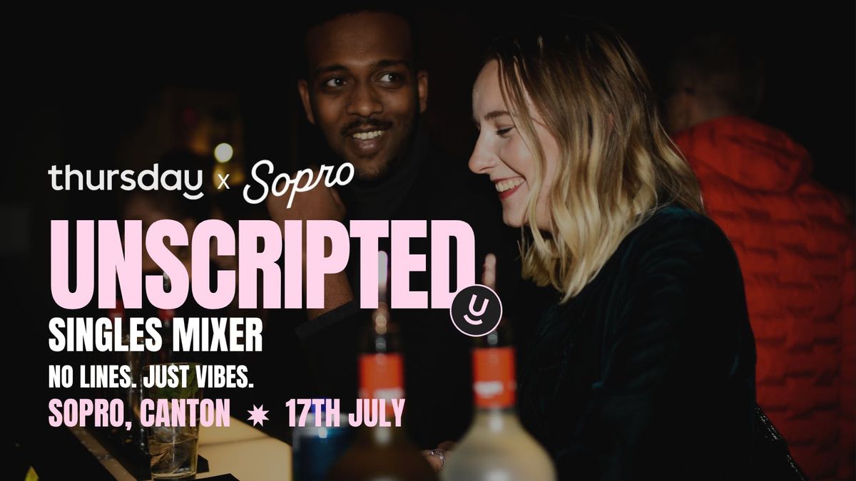 Thursday | Unscripted | Sopro, 17 July | Event in Baltimore | AllEvents