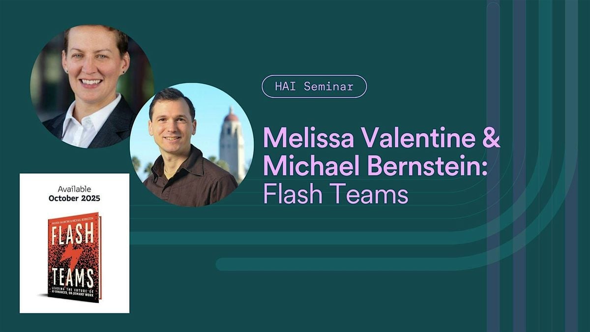 HAI Seminar with Melissa Valentine and Michael Bernstein, 8 October | Event in Stanford | AllEvents