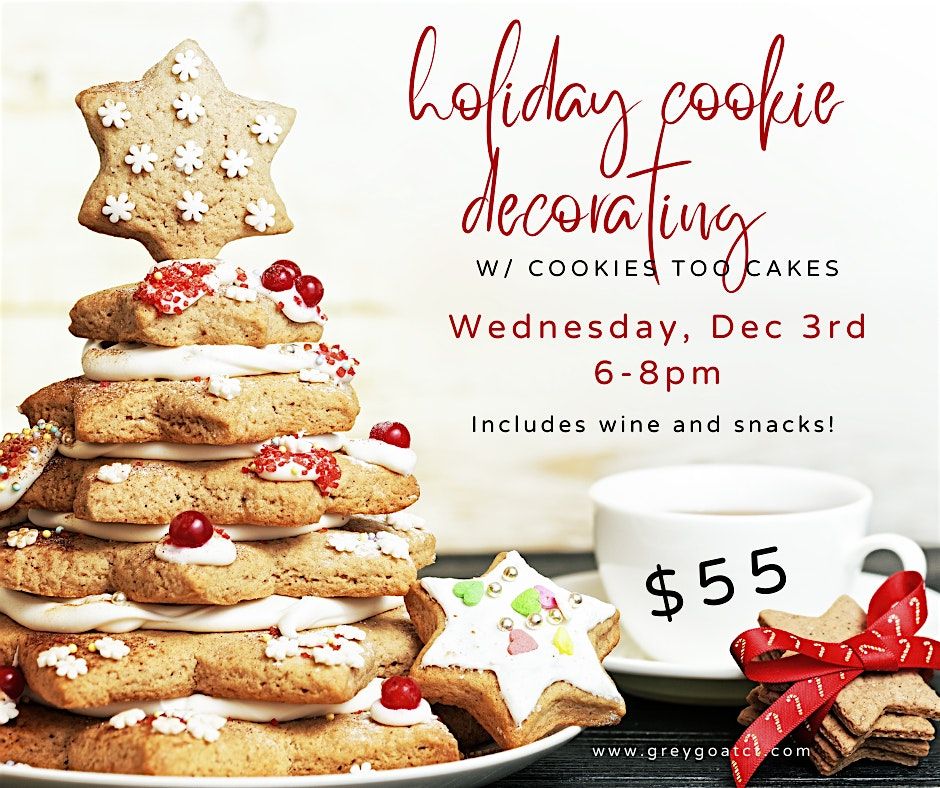 12/3 Holiday Cookie Decorating Class, 3 December | Event in Branford | AllEvents