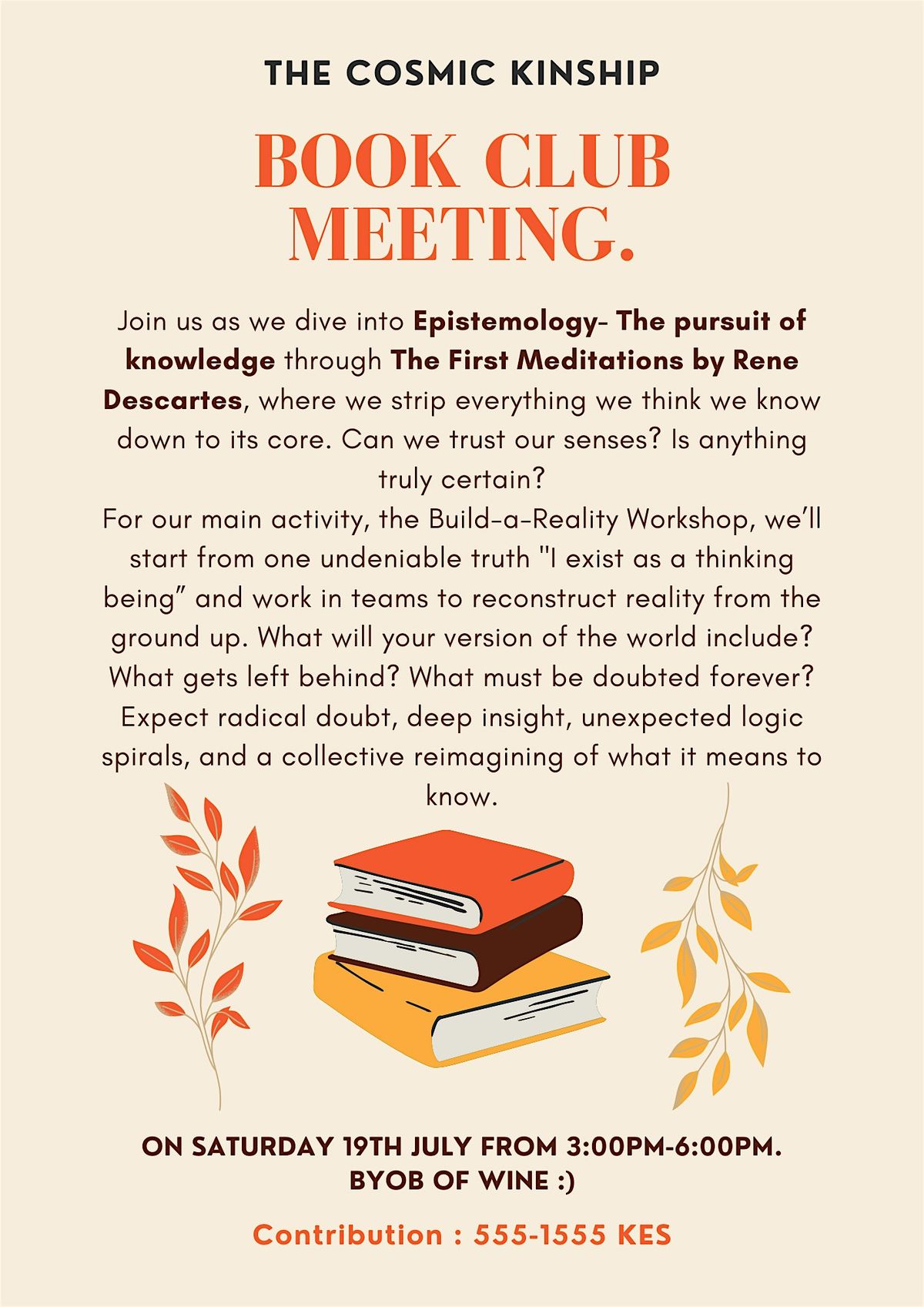 Philosophy and wine: Build A Reality Game Night, 19 July | Event in Nairobi | AllEvents