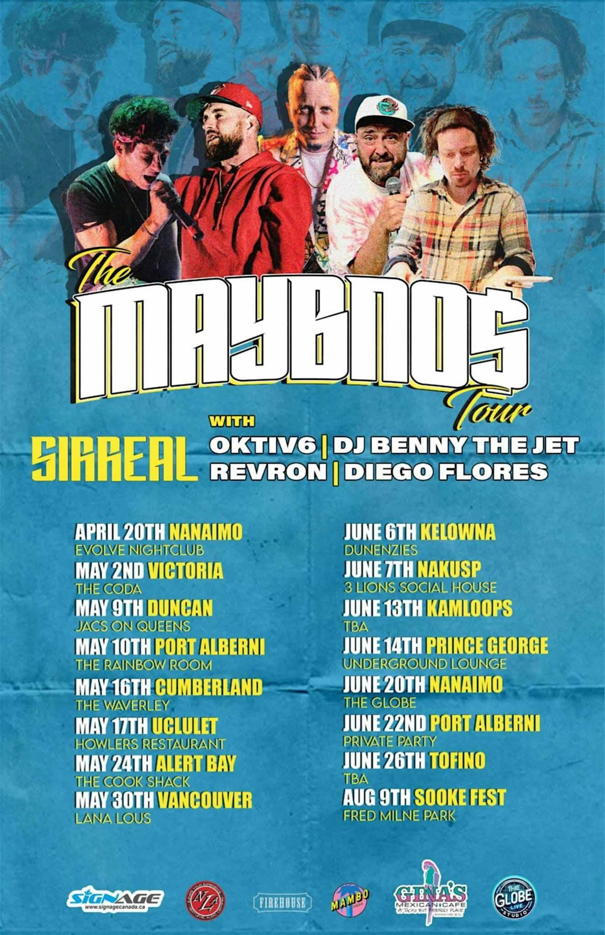 MAYBNO$, 7 June | Event in Nakusp | AllEvents