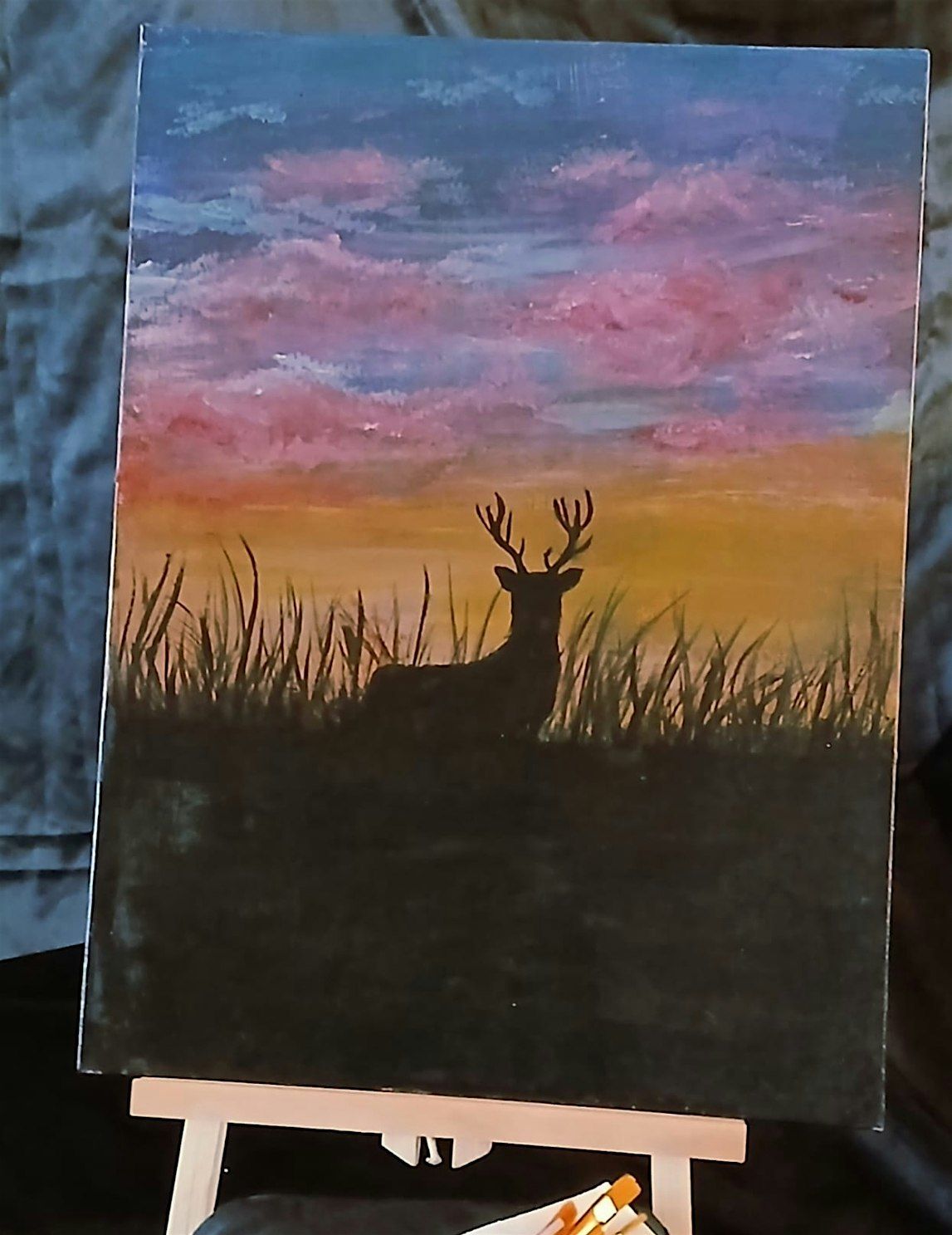 'Great View, Deer' Guided Painting Session, 17 April | Event in King's Lynn | AllEvents