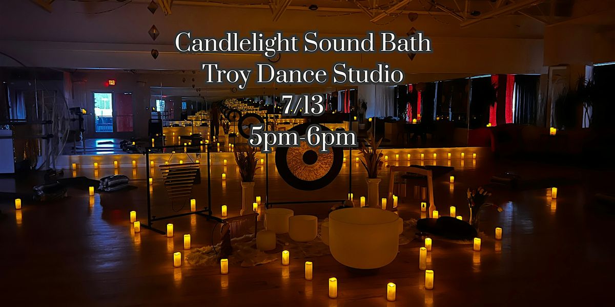 Candlelight Sound Bath, 13 July | Event in Troy | AllEvents