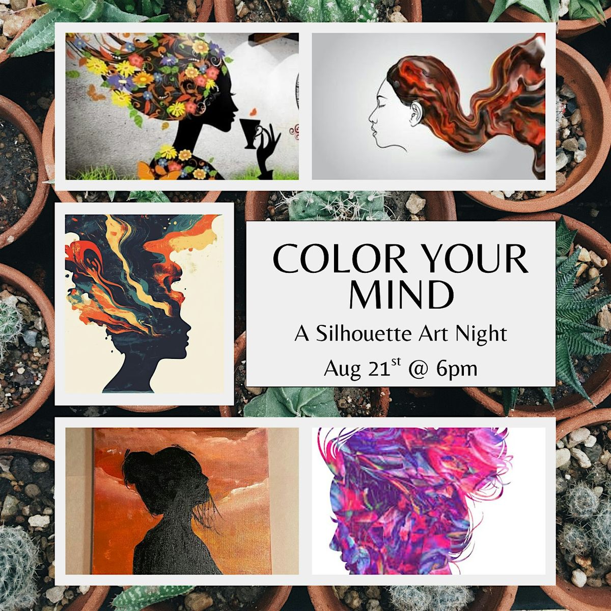 Color Your Mind: A Silhouette Art Night, 21 August | Event in Twentynine Palms | AllEvents