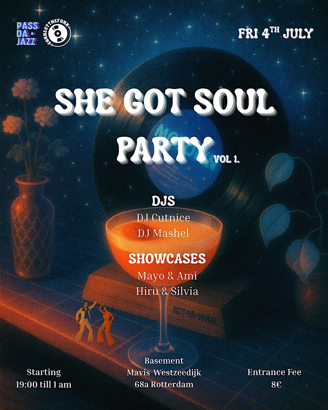 SHE GOT SOUL by Connect The Funk x Pass da Jazz, 4 July | Event in Rotterdam | AllEvents