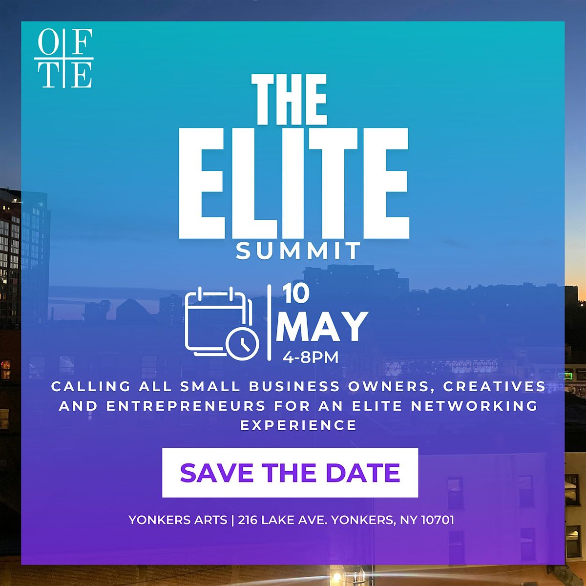 The ELITE Summit, 10 May | Event in Yonkers | AllEvents