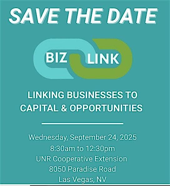 BIZLINK:  Linking Capital and Opportunities to Small Businesses, 24 September | Event in Las Vegas | AllEvents