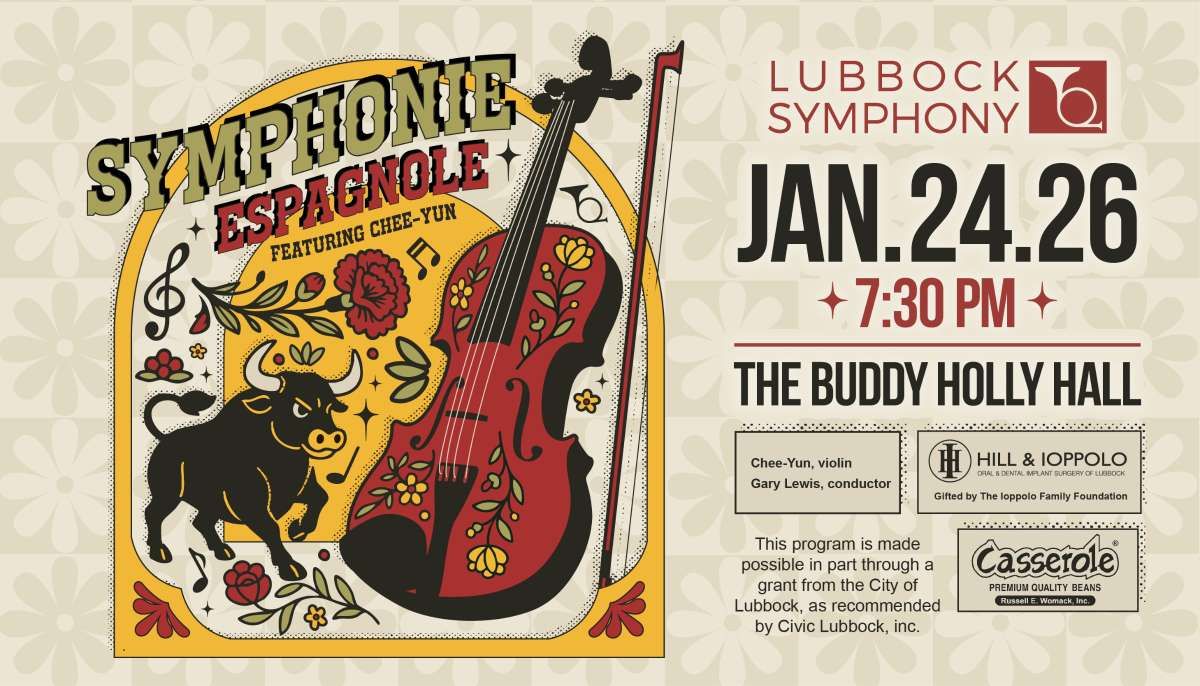 Lubbock Symphony Orchestra: Symphonie Espagnole, 23 January | Event in Lubbock | AllEvents