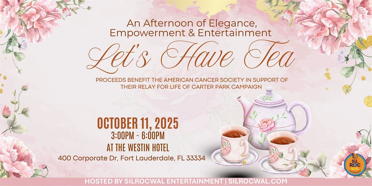 Let's Have Tea, 11 October | Event in Fort Lauderdale | AllEvents