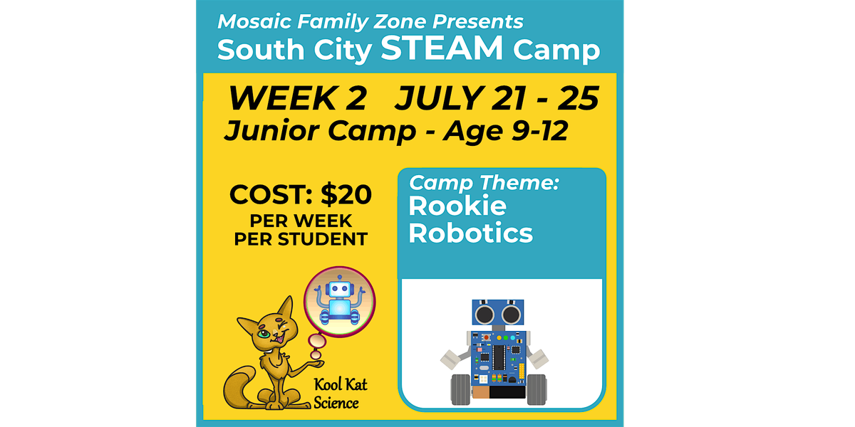 Rookie Robotics Camp, 21 July | Event in Toledo | AllEvents