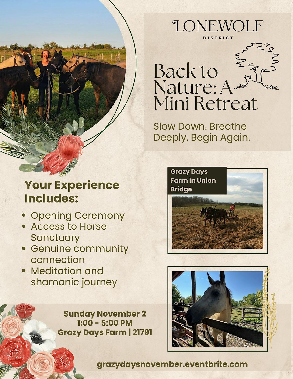Back to Nature: A Mini Retreat, 2 November | Event in Union Bridge | AllEvents