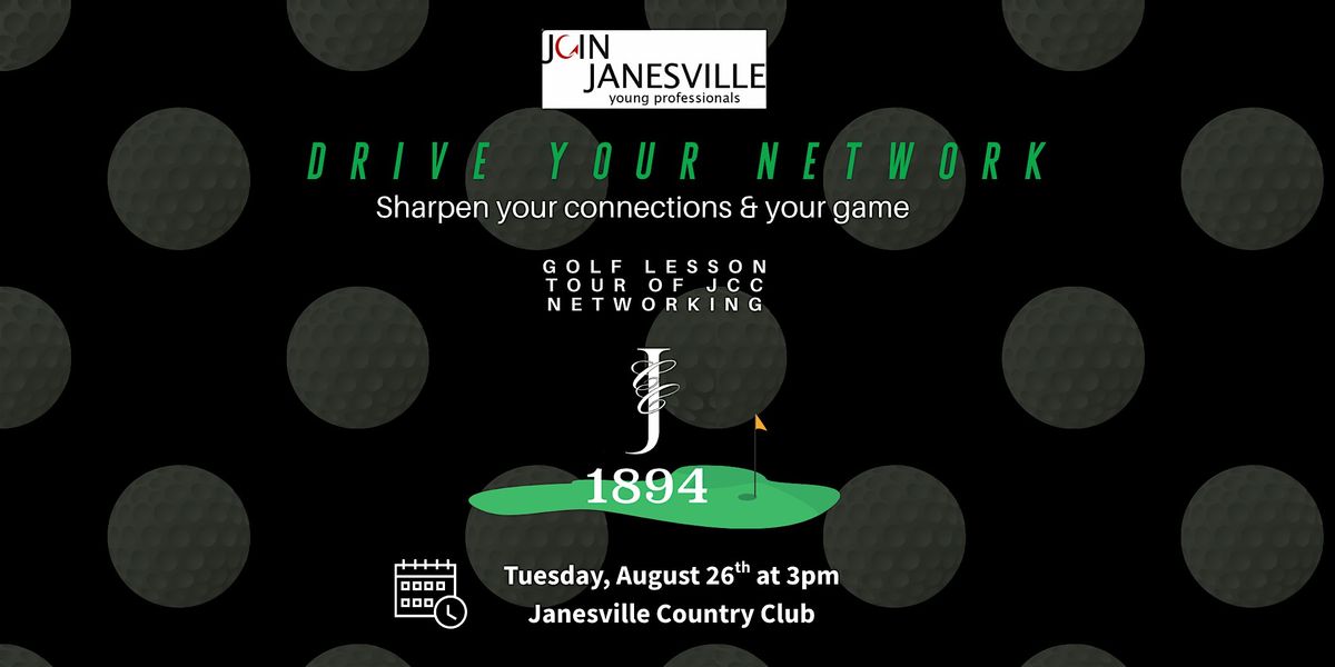 Drive Your Network - Golf lesson & networking at Janesville Country Club, 26 August | Event in Janesville