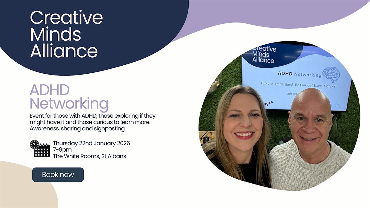 ADHD networking, 22 January | Event in St Albans | AllEvents