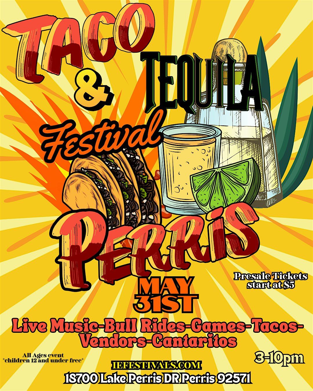 Taco & Tequila Festival Perris, 31 May | Event in Perris | AllEvents