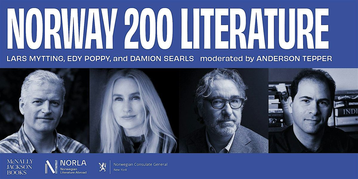 Norway 200 Literature: Lars Mytting, Edy Poppy, and Damion Searls, 9 October | Event in New York | AllEvents