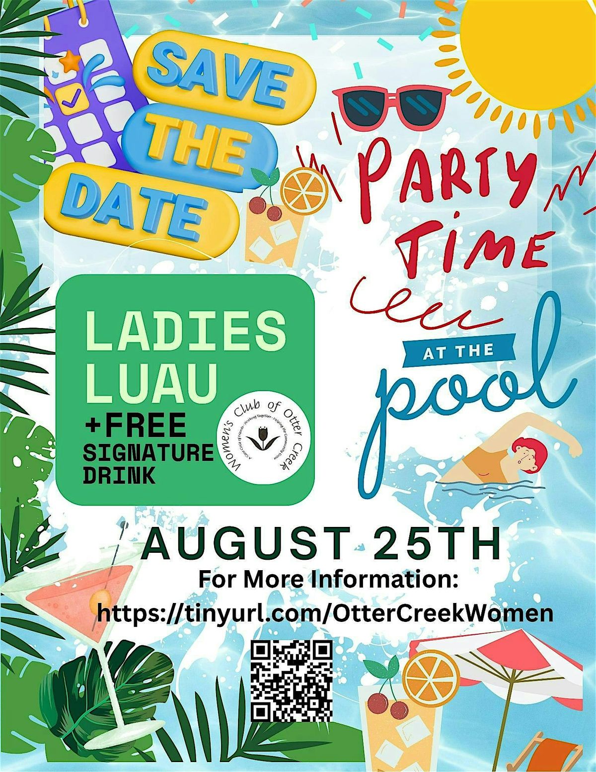Ladies Luau Pool Party, 25 August | Event in Little Rock | AllEvents