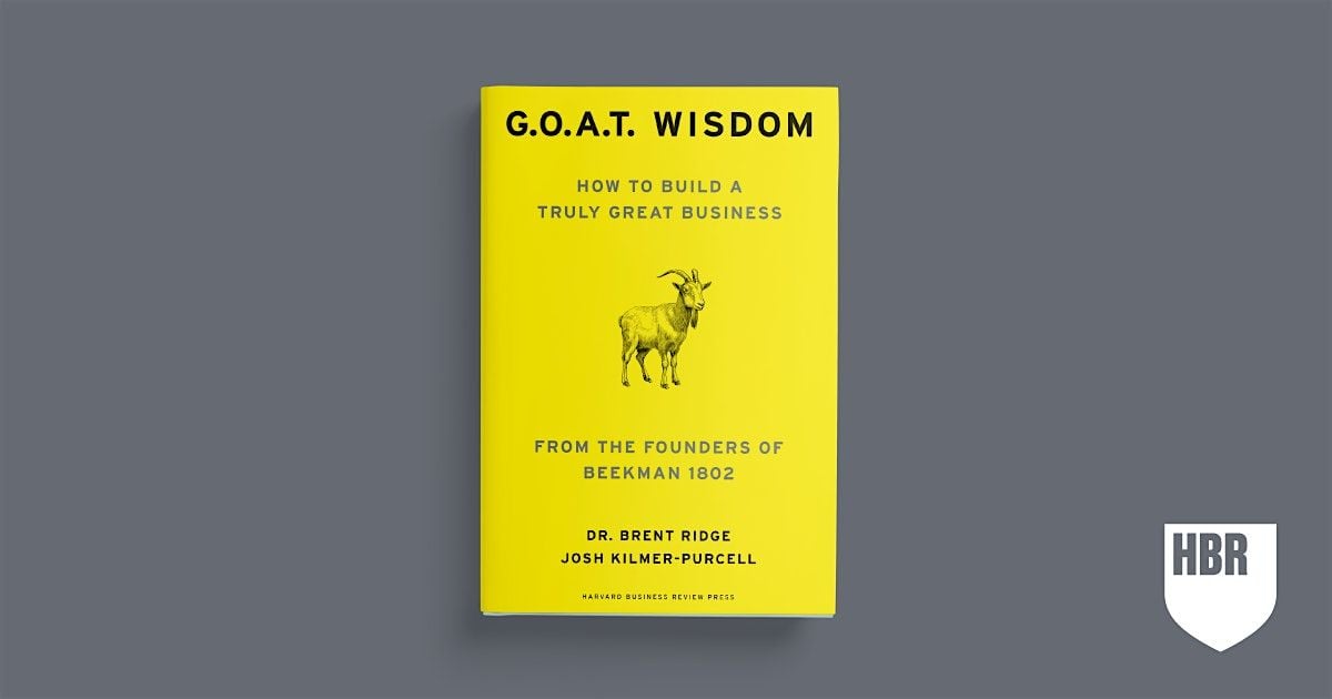 HBR Press Presents: Book Launch Event for G.O.A.T. Wisdom, 18 July | Event in Greensboro | AllEvents