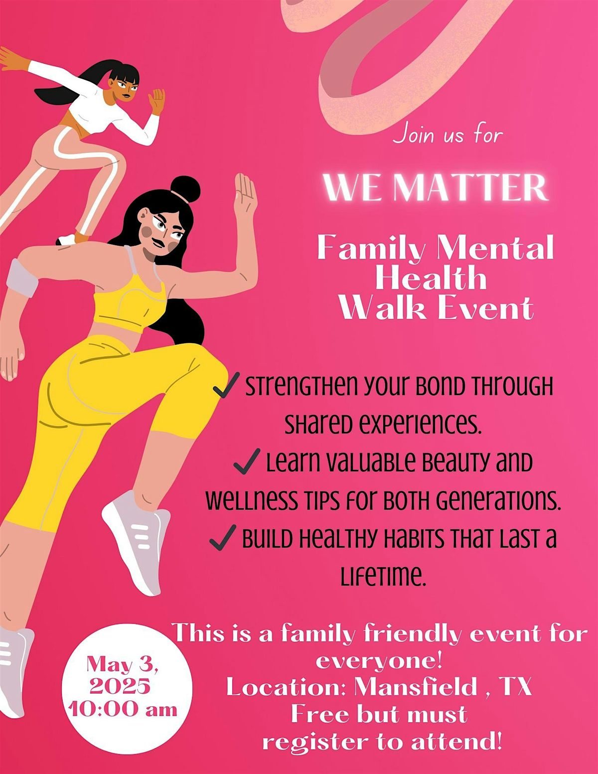We Matter Family Mental Health Walk | Event in Mansfield | AllEvents