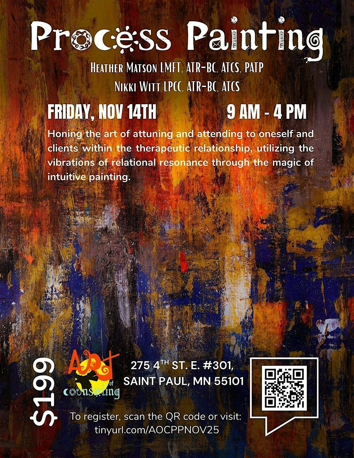 Process Painting (November 2025), 14 November | Event in St Paul | AllEvents
