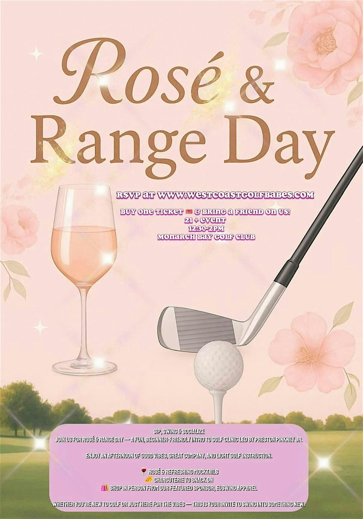 Rosé & Range Day! (Beginner friendly clinic), 10 August | Event in San Leandro | AllEvents