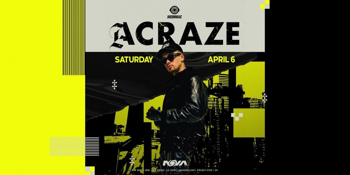 Acraze (21+), 23 August | Event in Las Vegas | AllEvents