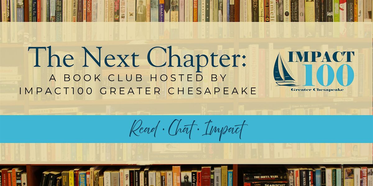 The Next Chapter: A Community Book Club, 20 August | Event in Annapolis | AllEvents