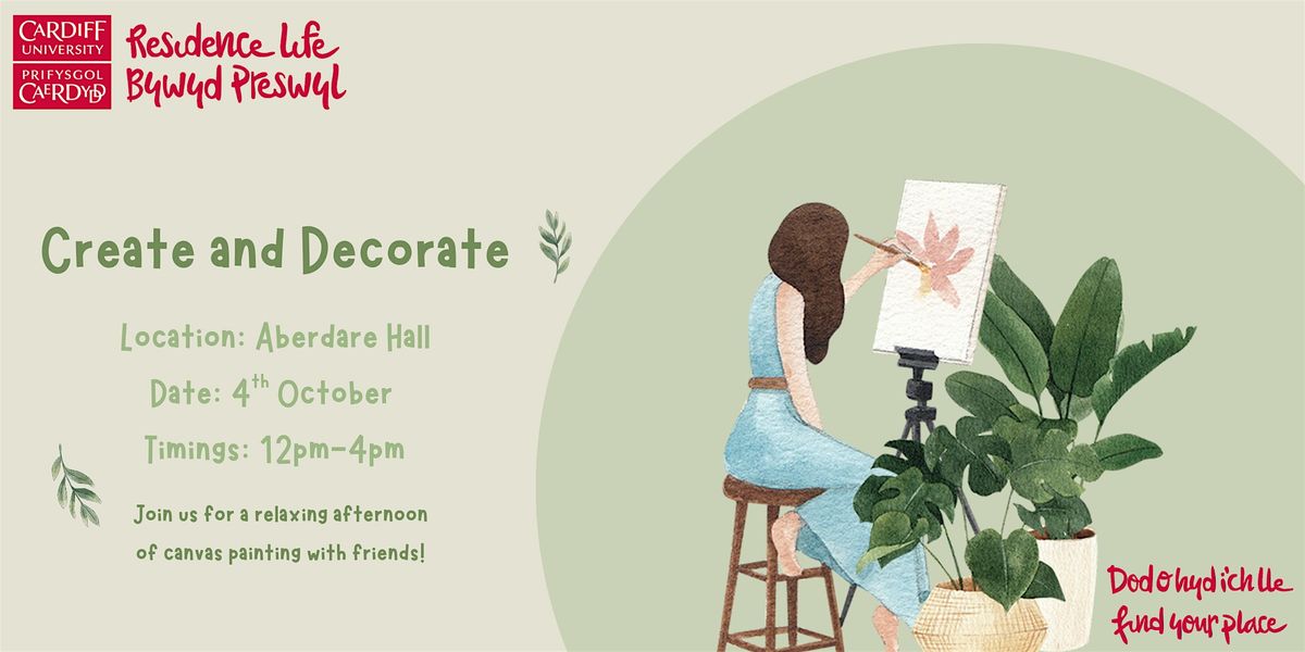Create and Decorate ¦ Creu a Addurno, 4 October | Event in Cardiff | AllEvents