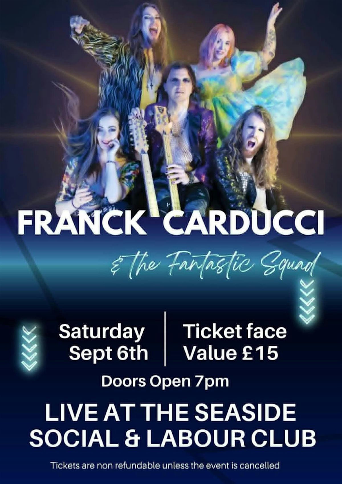Franck Carducci And The Fantastic Squad, 6 September | Event in Port Talbot | AllEvents