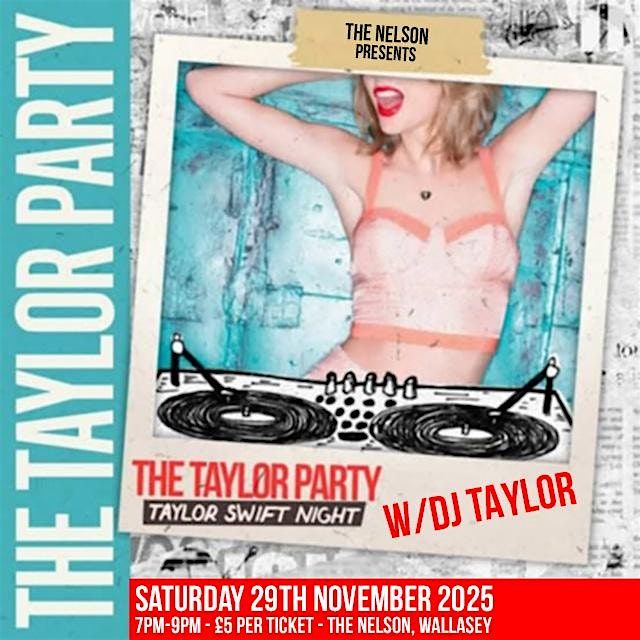 Taylor Swift Party - Taylor Swift Night, 29 November | Event in Wallasey | AllEvents