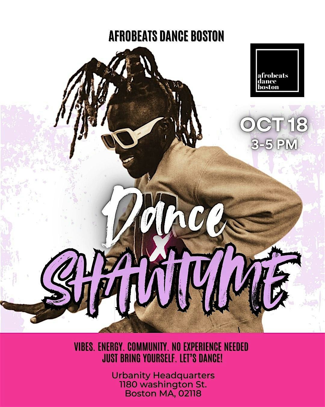 ABDB 10/18 Guest Class with Shawtyme, 18 October | Event in Boston | AllEvents