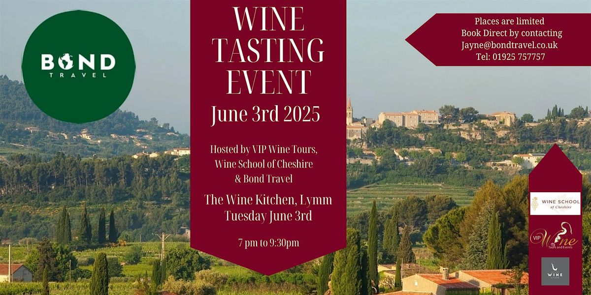 Wine Tasting Lymm, Cheshire, 3 June | Event in Lymm | AllEvents