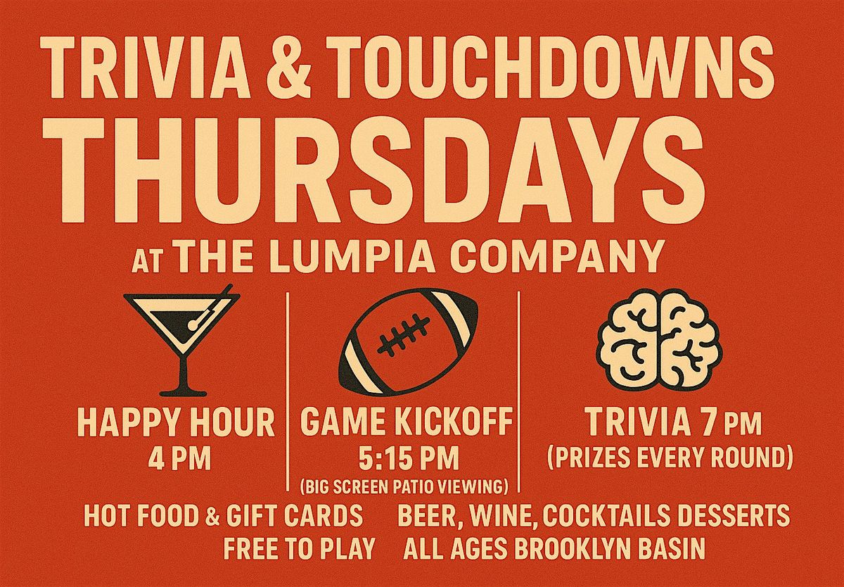 Trivia & Touchdowns Thursdays at The Lumpia Company, 21 August | Event in Oakland | AllEvents