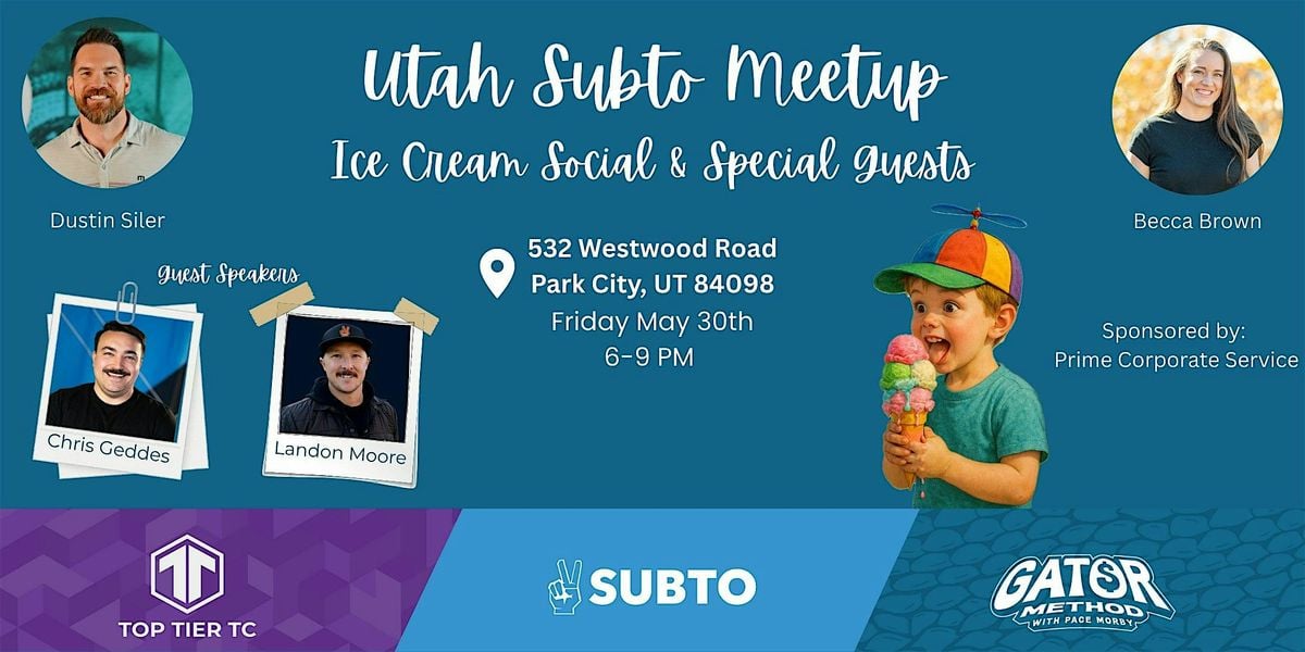 May Subto Meetup, 30 May | Event in Park City | AllEvents