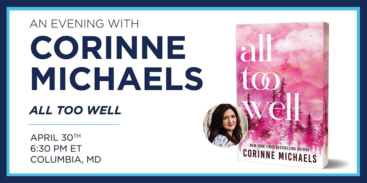An Evening with Corinne Michaels | Event in Columbia | AllEvents