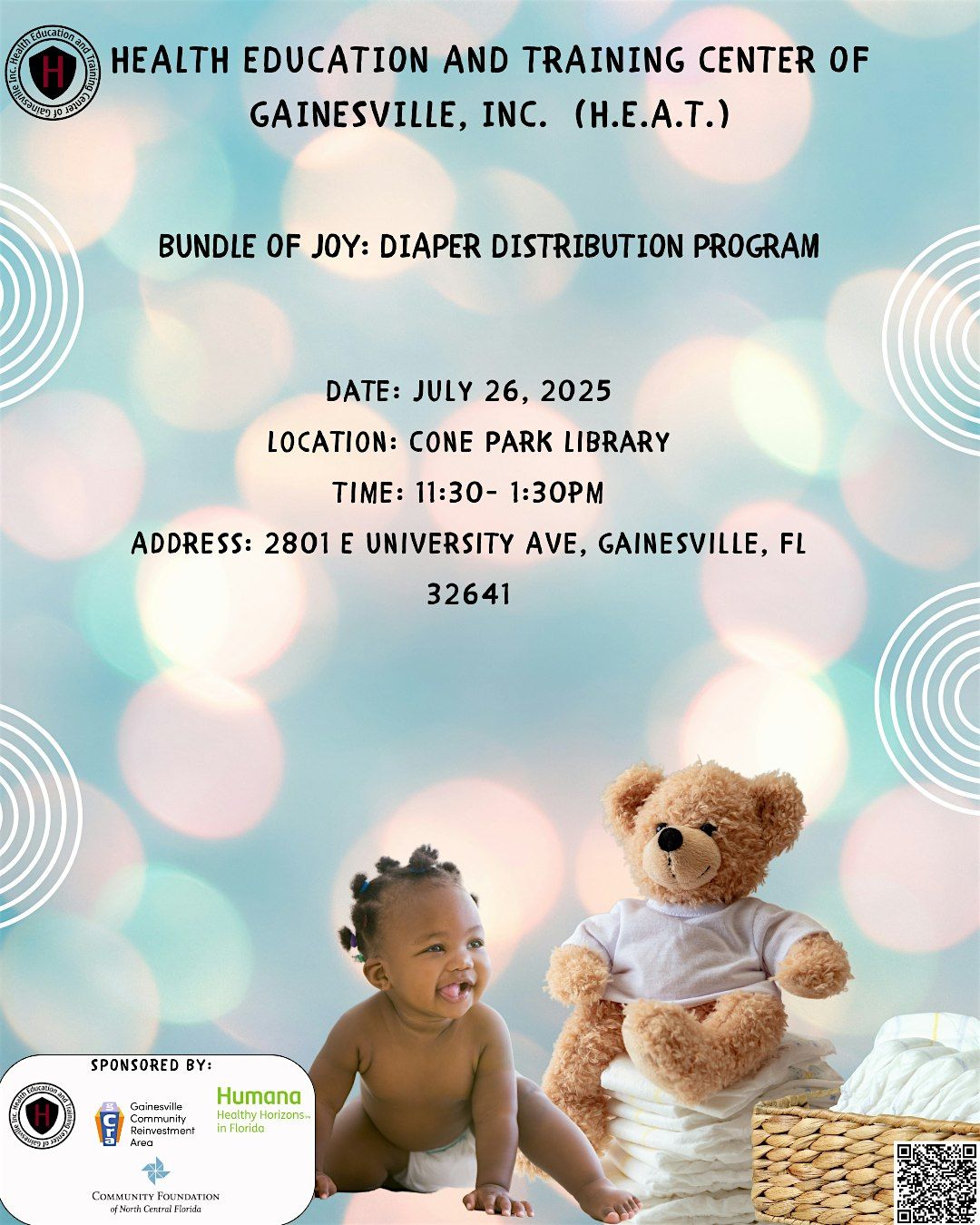 Bundle of Joy Diaper Distribution Program, 26 July | Event in Gainesville | AllEvents