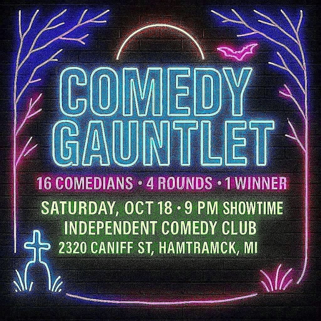 STAND UP | COMEDY GAUNTLET, 18 October | Event in Hamtramck | AllEvents
