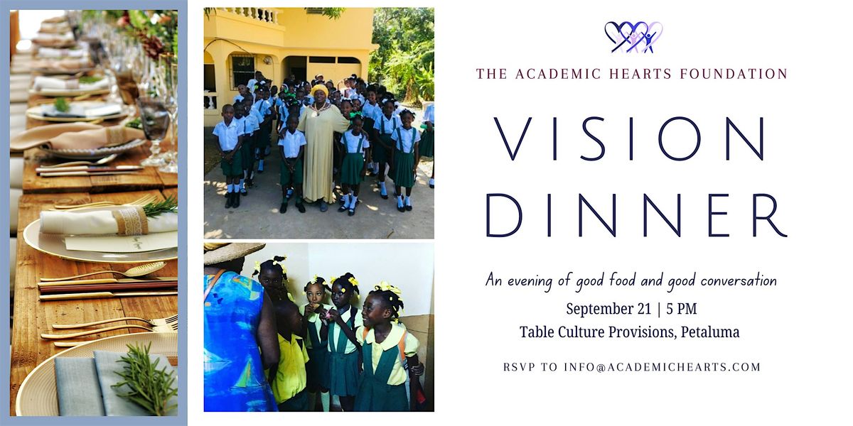 Vision Dinner | Rooted in Legacy. Rising in Purpose., 21 September | Event in Petaluma | AllEvents