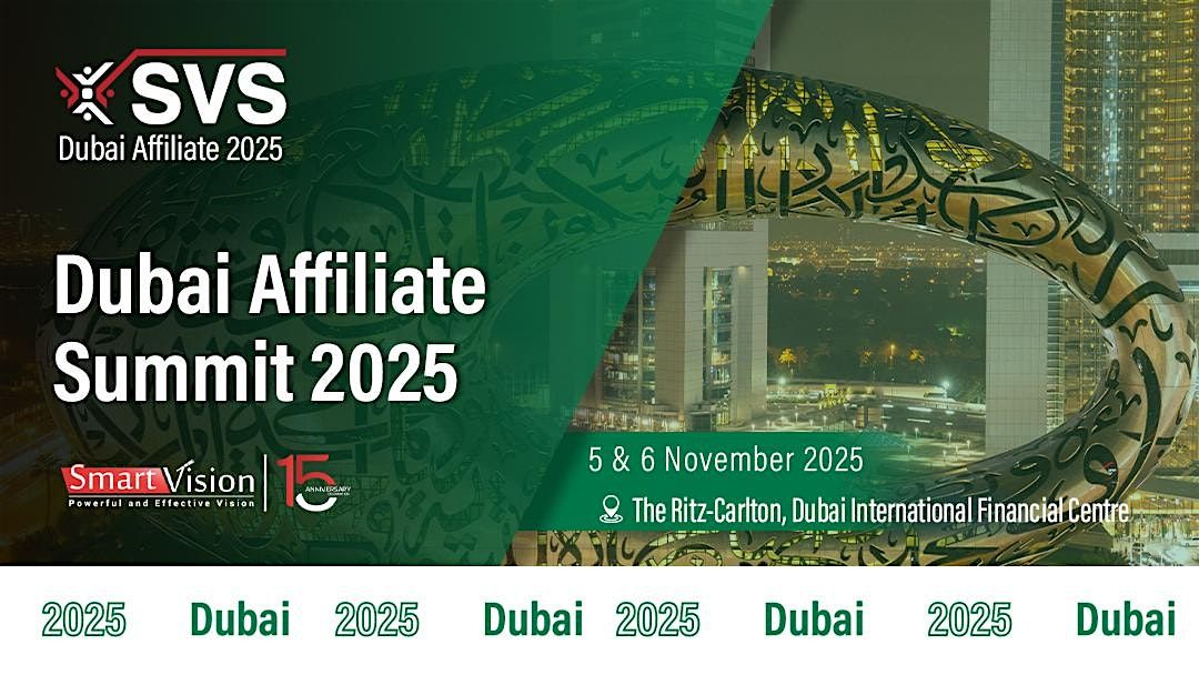 Dubai Affiliate Summit 2025, 5 November | Event in دبي | AllEvents