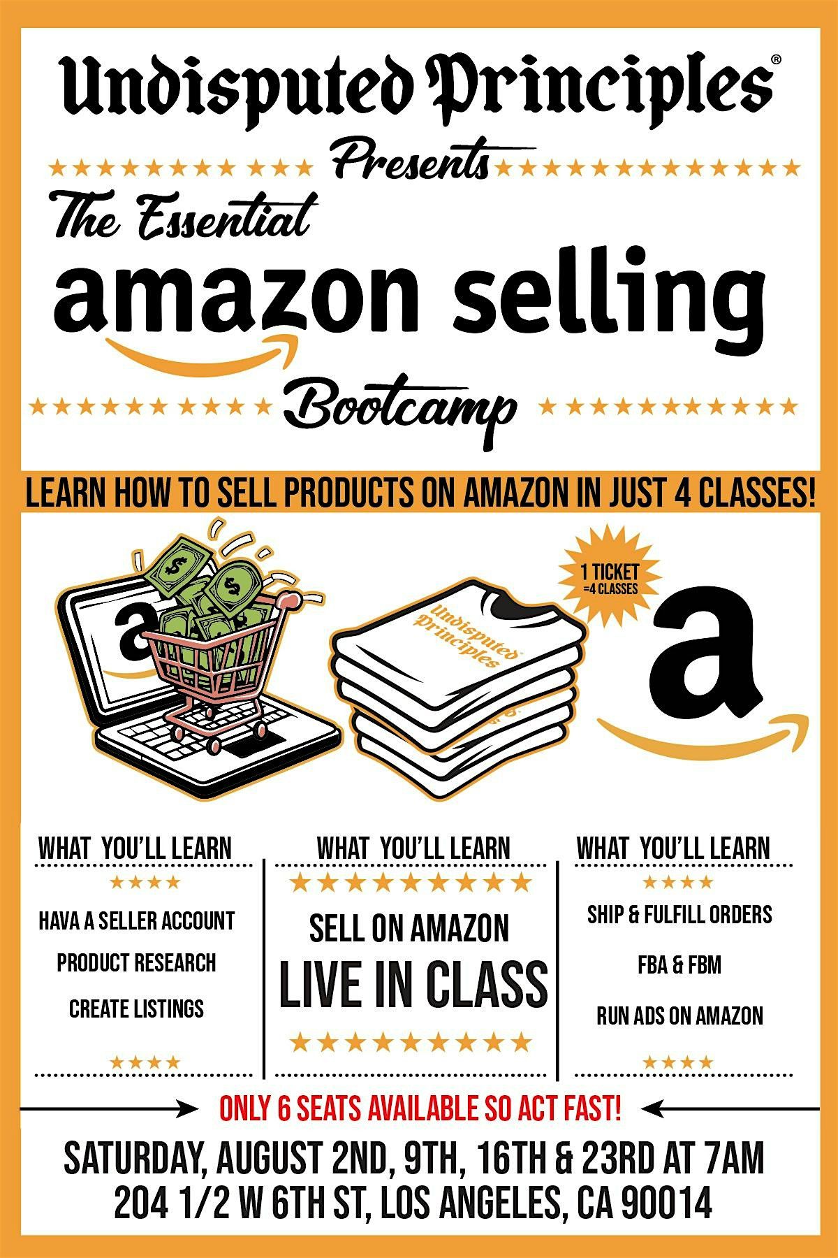 The Essential Amazon Selling Bootcamp — LIVE in Downtown LA | Event in Los Angeles | AllEvents