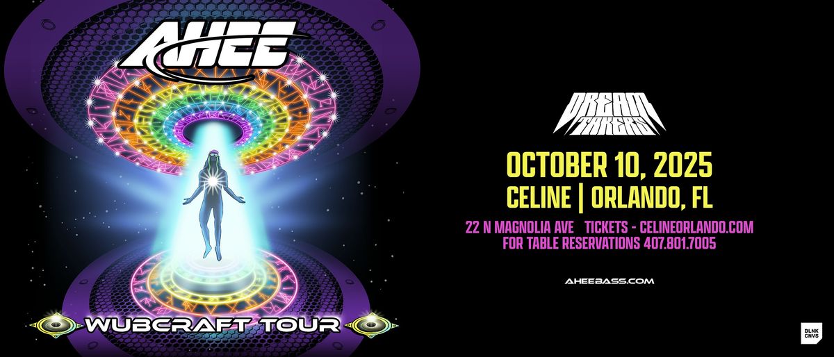 AHEE'S WUBCRAFT TOUR | Fri 10.10.25, 10 October | Event in Orlando | AllEvents