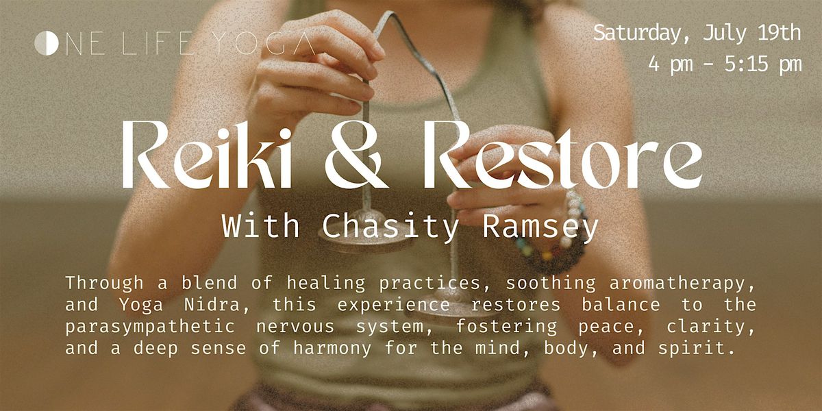 Reiki and Restore with Chasity Ramsey, 19 July | Event in Pasadena | AllEvents