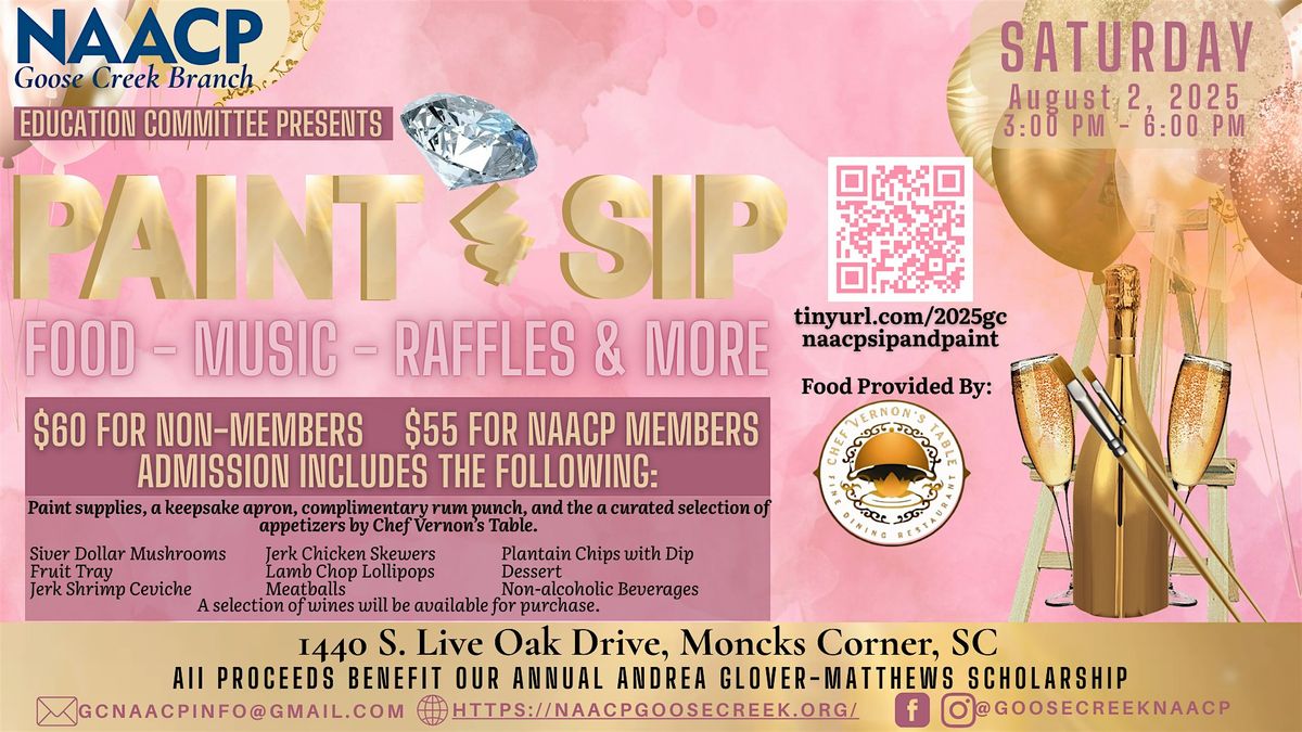 Scholarship Paint and Sip, 2 August | Event in Moncks Corner | AllEvents