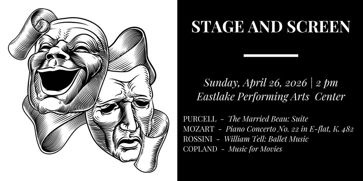 Stage and Screen, 26 April | Event in Sammamish | AllEvents