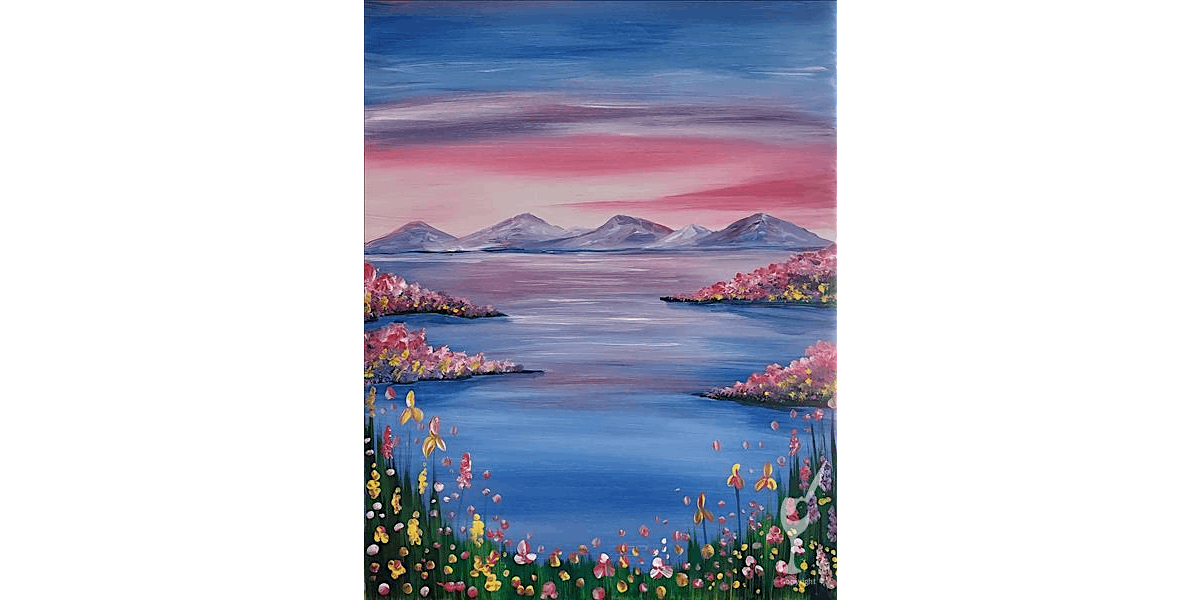 Mountains at Spring - Paint and Sip in Austin | Classpop!™, 17 August | Event in Austin | AllEvents