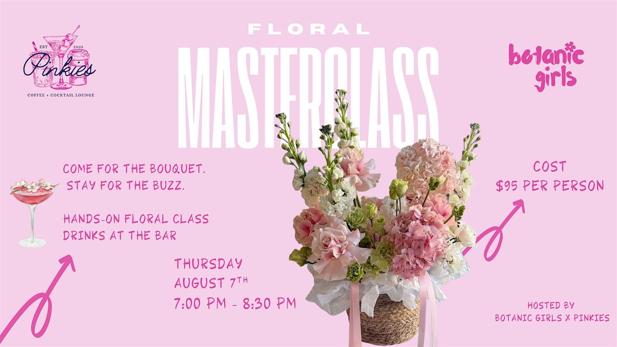 Blooms & Bubbles with Botanic Girls at Pinkies, 7 August | Event in Dallas | AllEvents