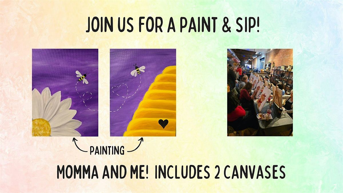 Paint & Sip - Momma & Me Painting - Hive of Love, 10 May | Event in Brighton | AllEvents