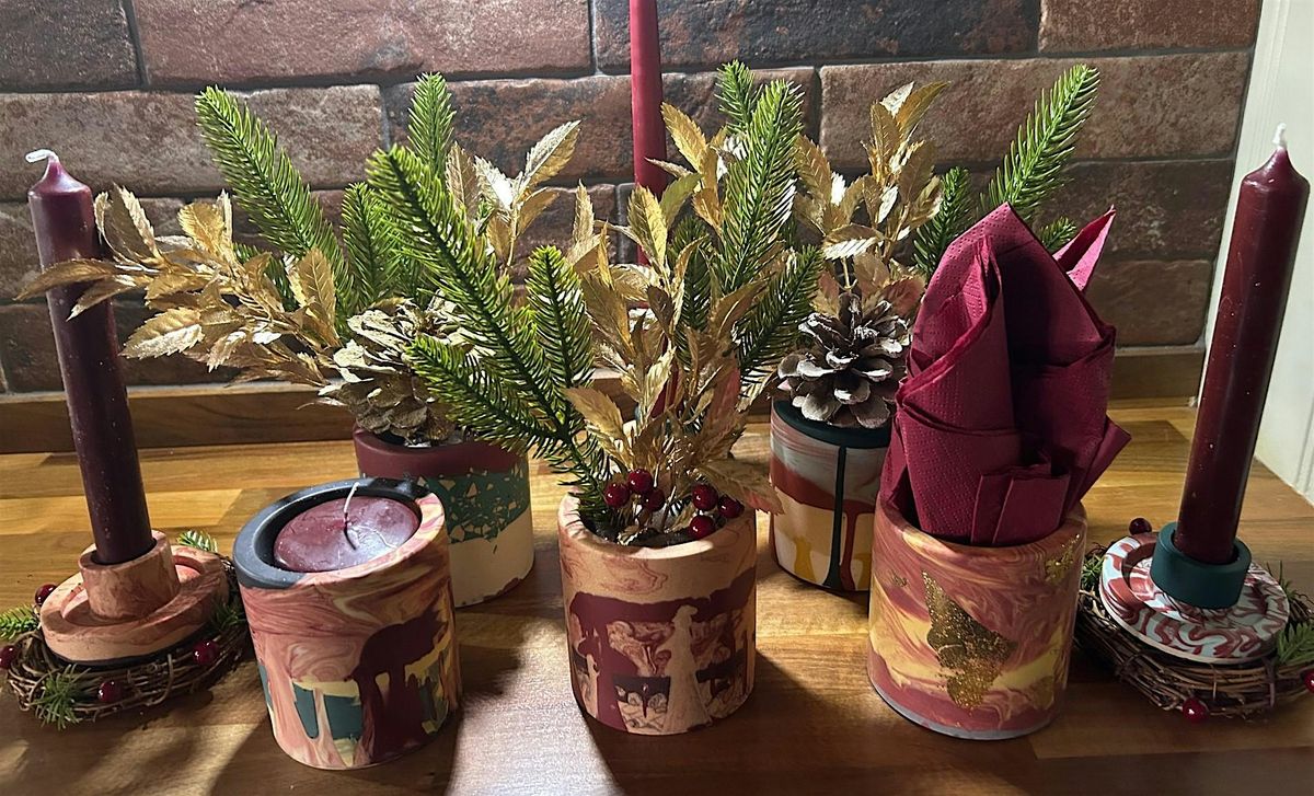 The Jesmonite Christmas Workshop - Table & Tree Decorations w/ Objectify, 19 November | Event in Harrogate